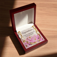 Forever Linked Necklace-Congratulations for her