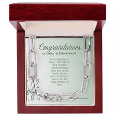 Forever Linked Necklace Congratulations for him