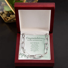 Forever Linked Necklace Congratulations for him