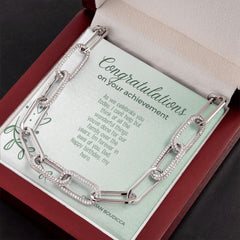 Forever Linked Necklace Congratulations for him