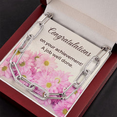 Forever Linked Necklace-Congratulations for her