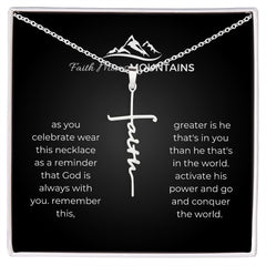 Faith Cross Necklace + MC