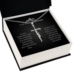 Faith Cross Necklace + MC
