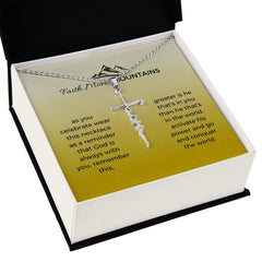 Faith Cross Necklace + MC