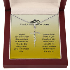 Faith Cross Necklace + MC
