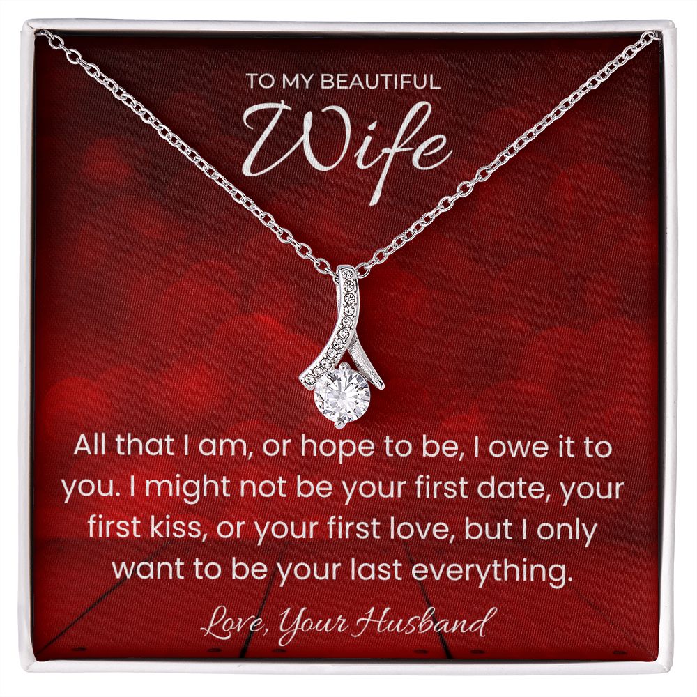 Your Last Everything Alluring Beauty Necklace for Valentines Day Gift