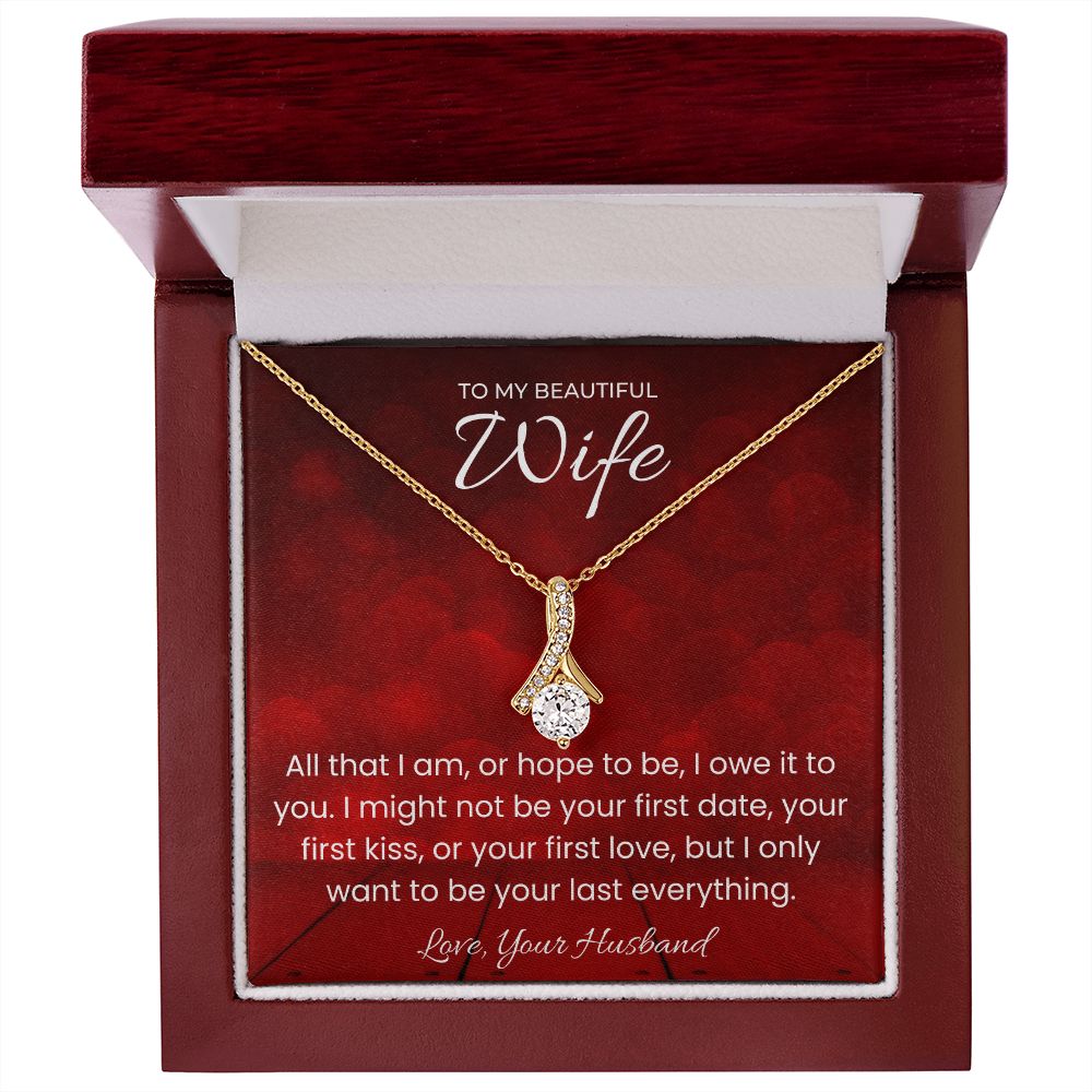 Your Last Everything Alluring Beauty Necklace for Valentines Day Gift