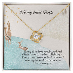 Cassidy Love Knot Necklace For Wife