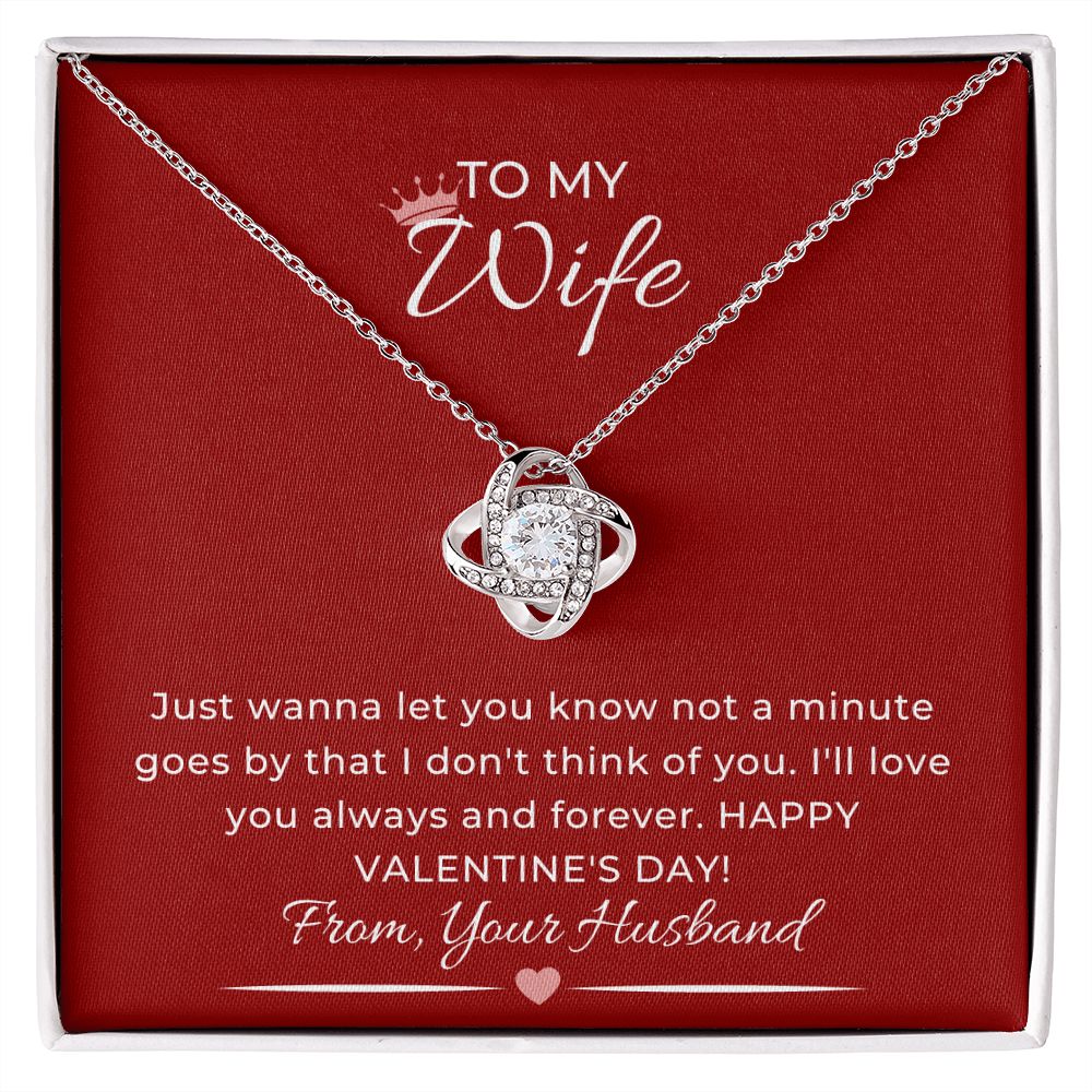 Love Know Necklace For Her on Valentine's Day