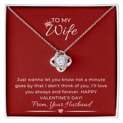 Love Know Necklace For Her on Valentine's Day