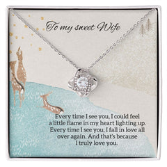 Cassidy Love Knot Necklace For Wife