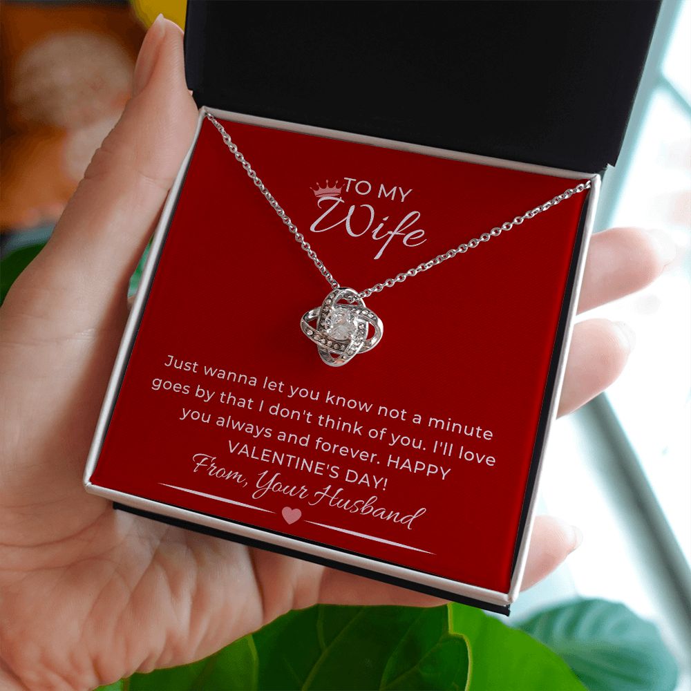 Love Know Necklace For Her on Valentine's Day