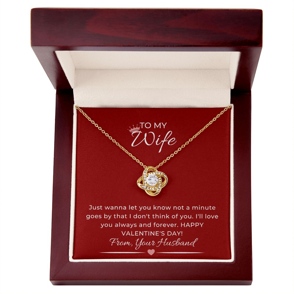 Love Know Necklace For Her on Valentine's Day