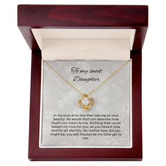 Love Knot Necklace For Daughter