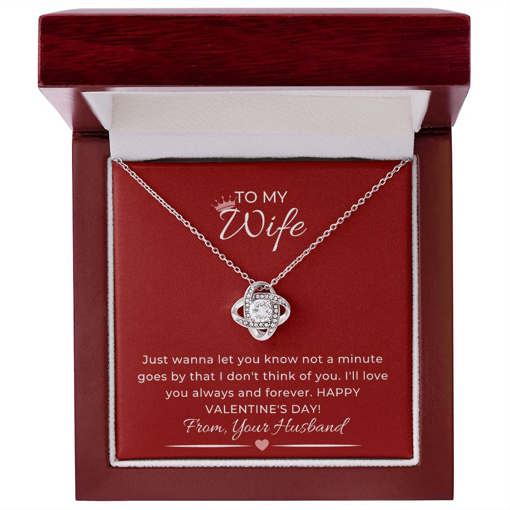 Love Know Necklace For Her on Valentine's Day