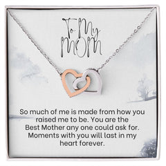 Interlocking Hearts Necklace For Mom