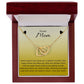 Interlocking Hearts Necklace for Gift for Mom