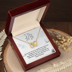 Interlocking Hearts Necklace For Mom