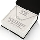Custom Name Necklace with Message Card For Birthday