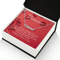Custom Stainless Steel Name Necklace with Message Card