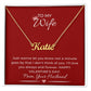 Custom Name Necklace For Her on Valentine's Day