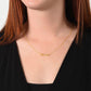 Custom Name Necklace with Message Card For Birthday