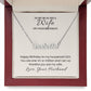 Custom Name Necklace with Message Card For Birthday