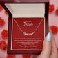 Custom Name Necklace For Her on Valentine's Day