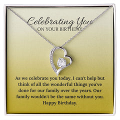 Forever Linked Necklace On Your Birthday | Gift For Her