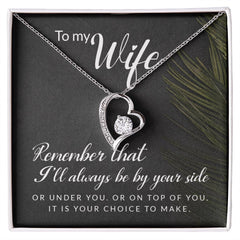 Forever Love Necklace with On Demand Message Card | It's Your Choice