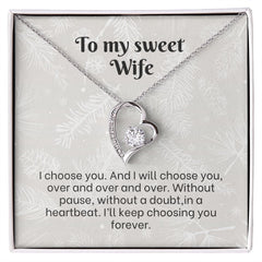 Forever Love Necklace For Wife