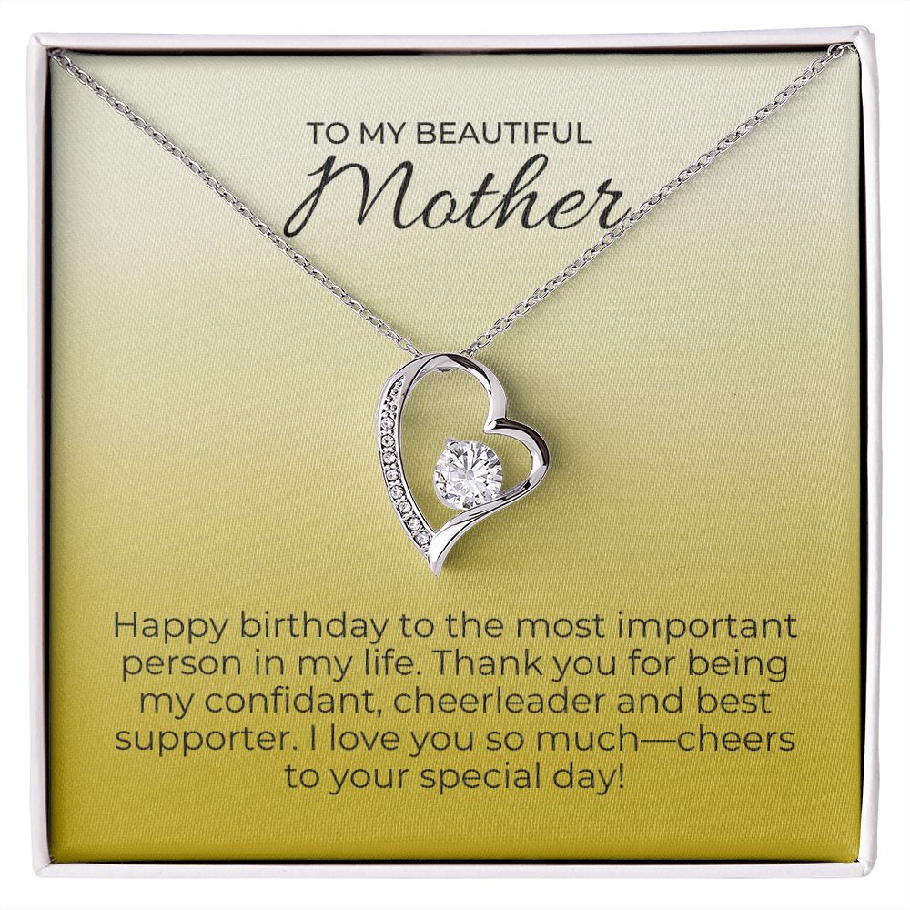Forever Love Necklace with on Demand Message Card