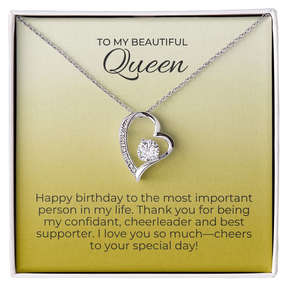 Forever Love Necklace with on Demand Message Card