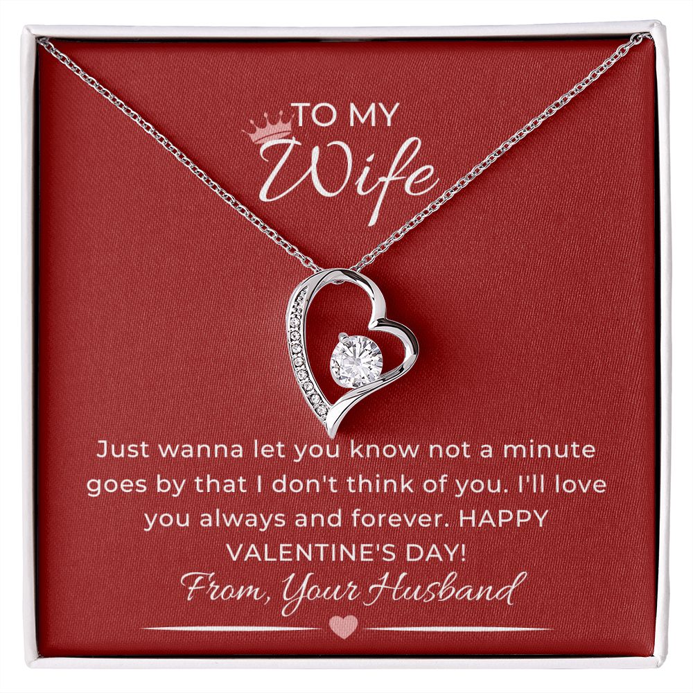 Forever Love Necklace For Her on Valentine's Day