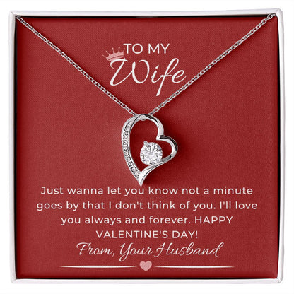 Forever Love Necklace For Her on Valentine's Day