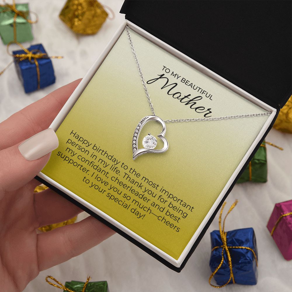 Forever Love Necklace with on Demand Message Card