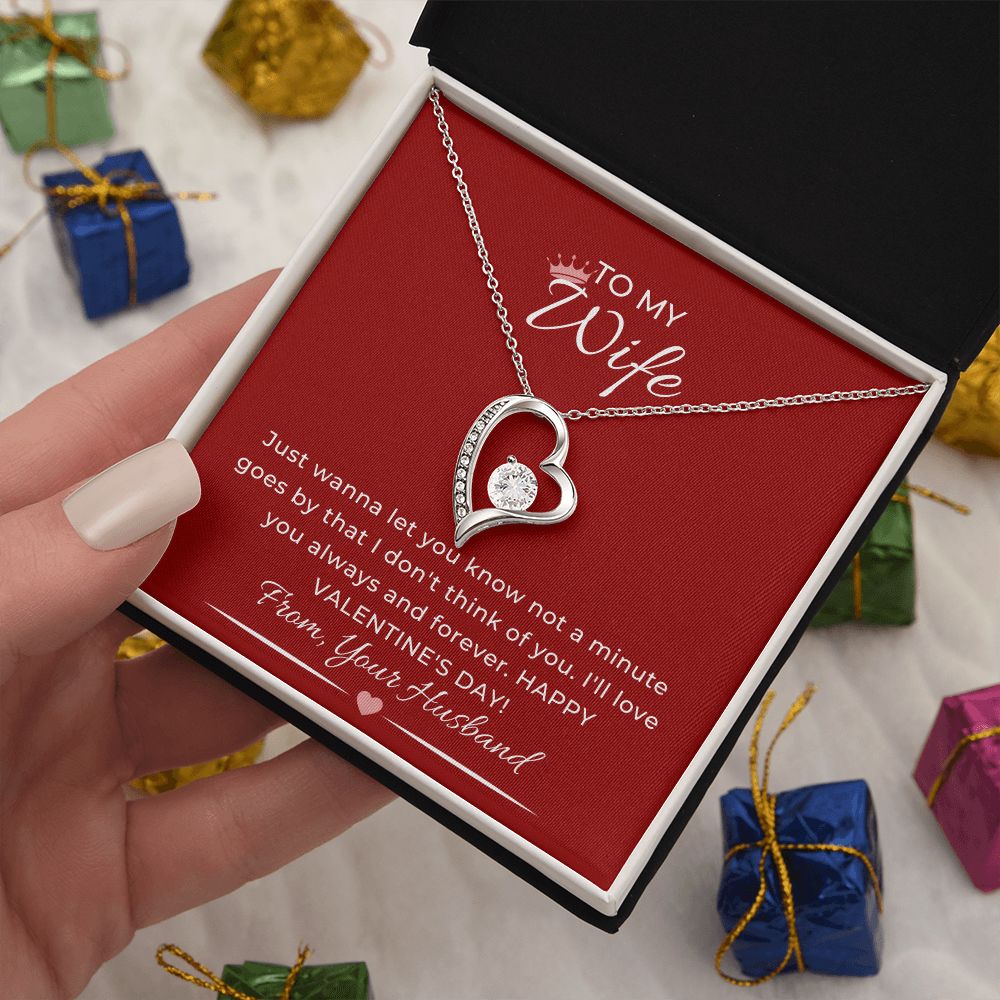 Forever Love Necklace For Her on Valentine's Day