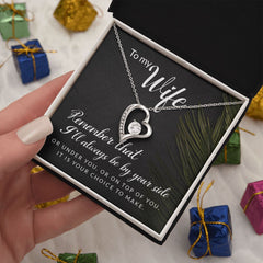 Forever Love Necklace with On Demand Message Card | It's Your Choice