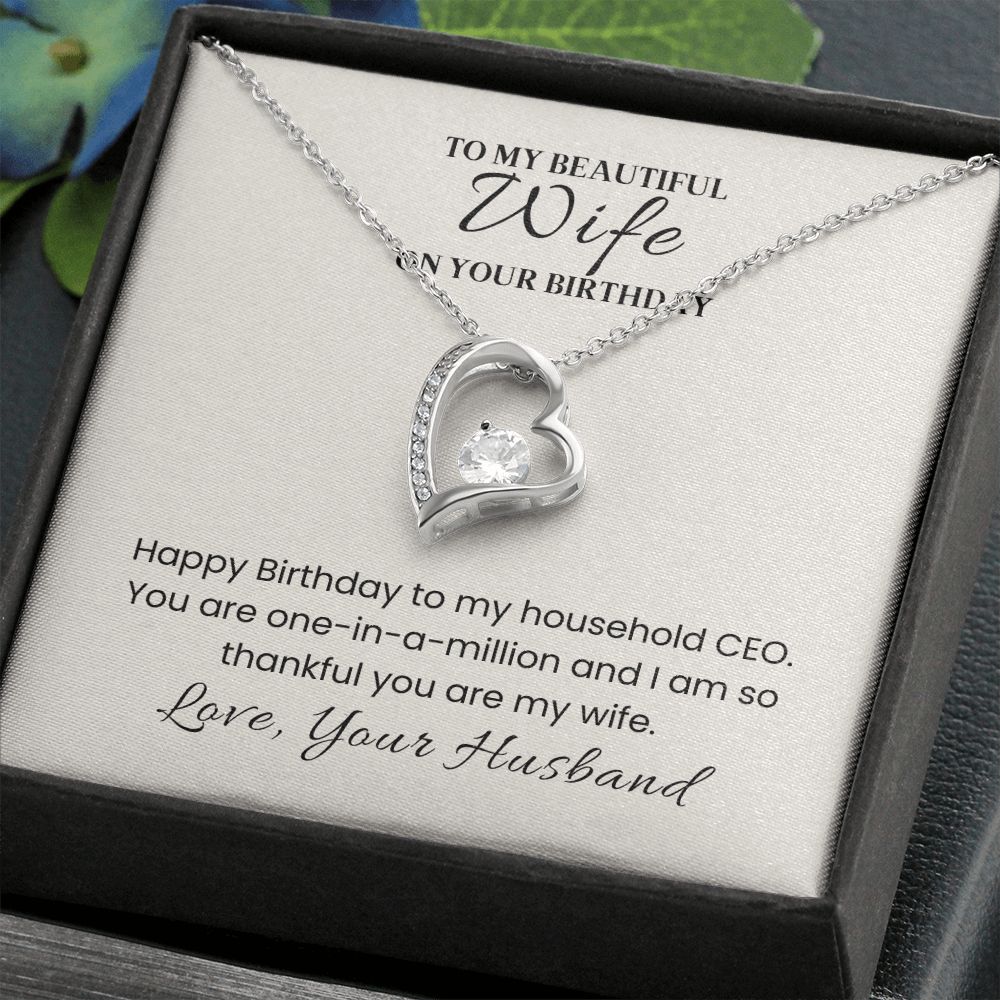 Forever Love Necklace for Her Birthday