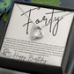 Forever Love Necklace for Her 40th Birthday