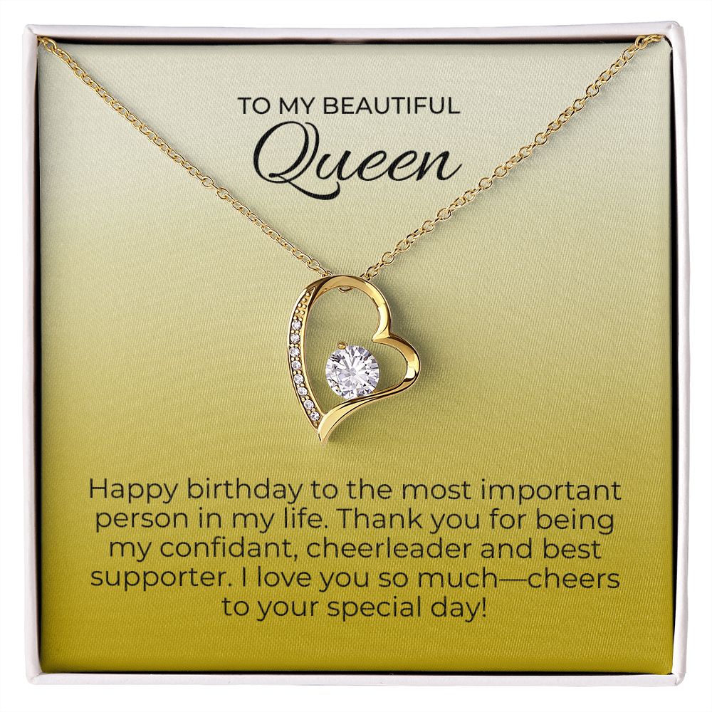 Forever Love Necklace with on Demand Message Card