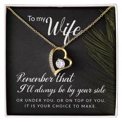 Forever Love Necklace with On Demand Message Card | It's Your Choice
