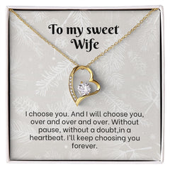 Forever Love Necklace For Wife