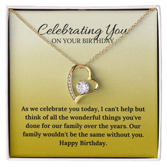 Forever Linked Necklace On Your Birthday | Gift For Her