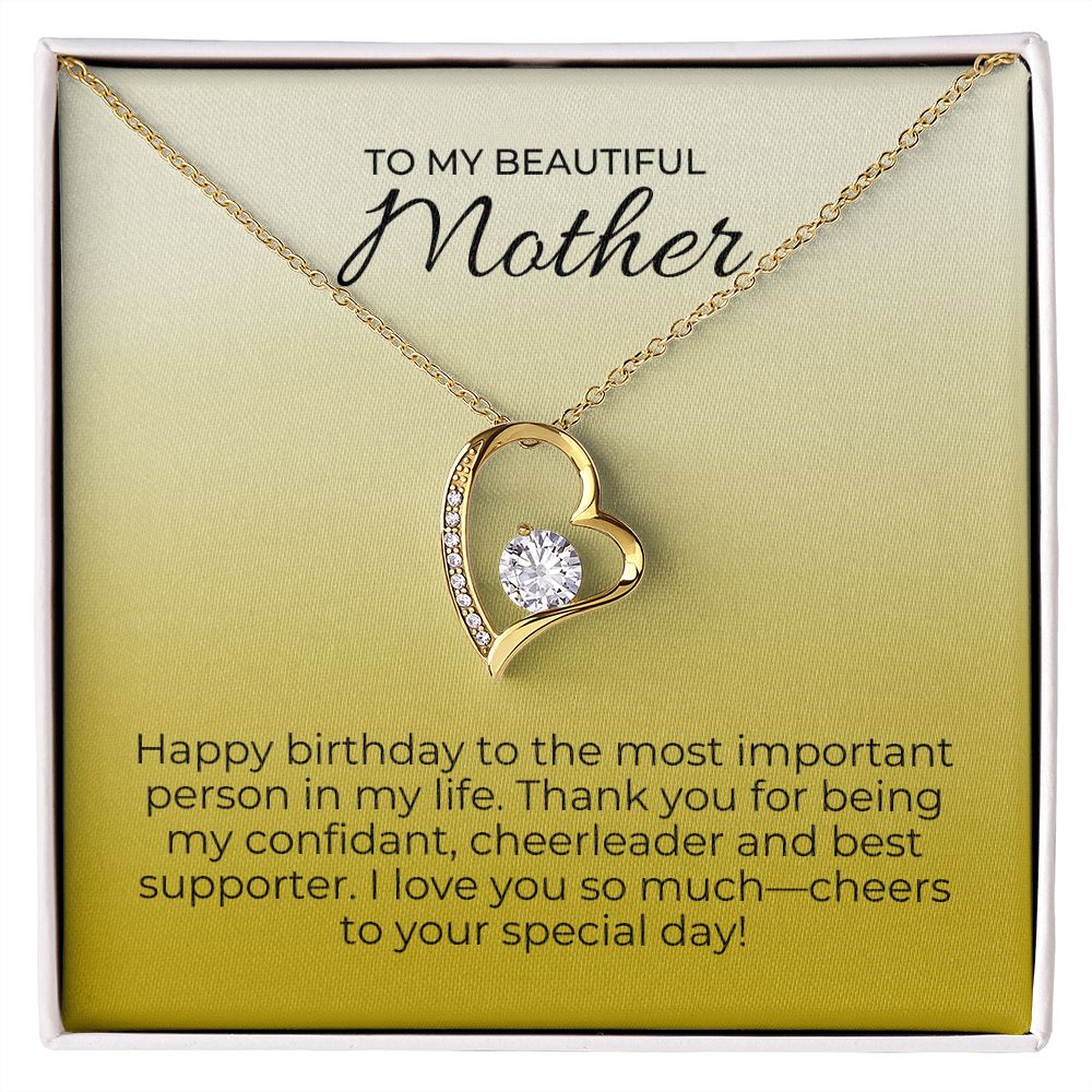 Forever Love Necklace with on Demand Message Card
