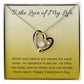 Forever Love Necklace with On Demand Message Card for Her