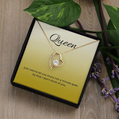 Forever Love Necklace with On Demand Message Card