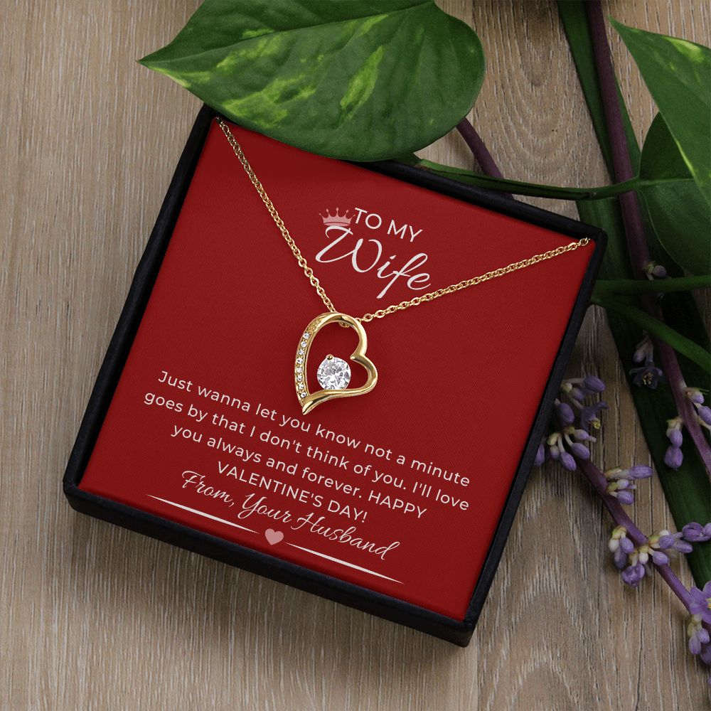 Forever Love Necklace For Her on Valentine's Day