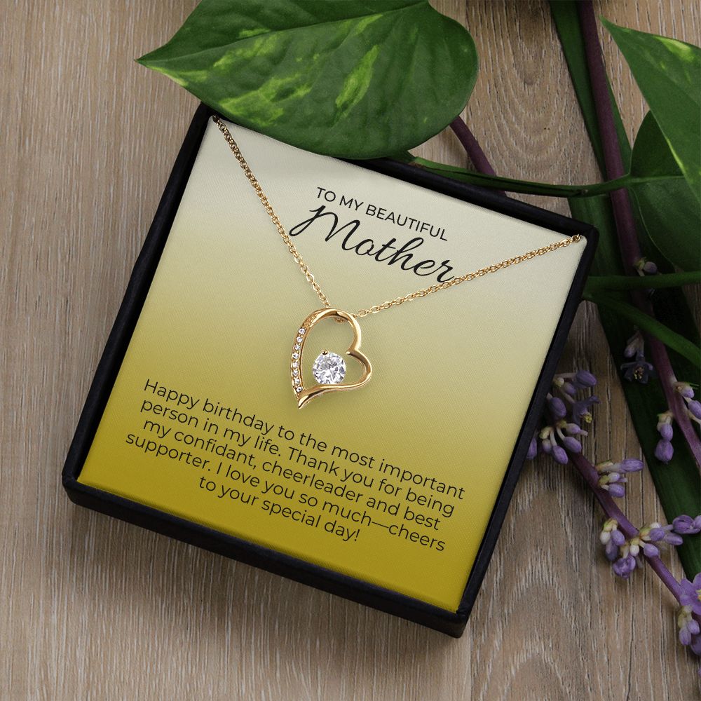 Forever Love Necklace with on Demand Message Card