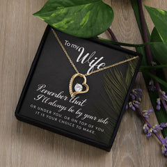 Forever Love Necklace with On Demand Message Card | It's Your Choice